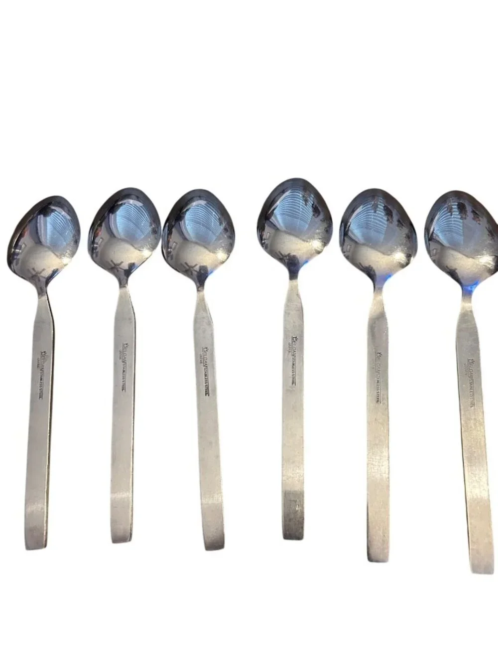 Set Of 6 Interpur Mexicaly Rose Stainless Steel Tablespoon Made In Japan
